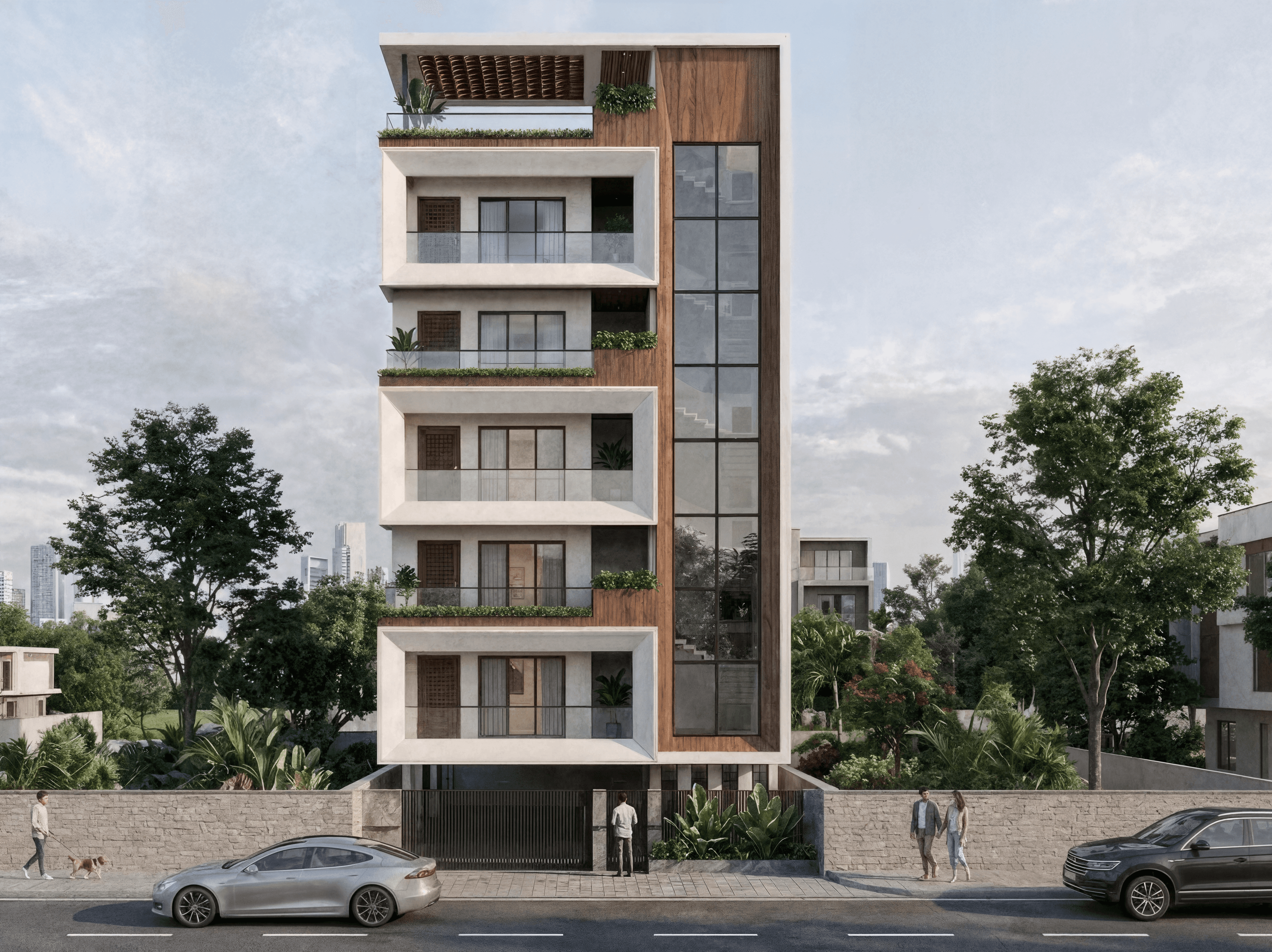 VV Puram Apartment Building