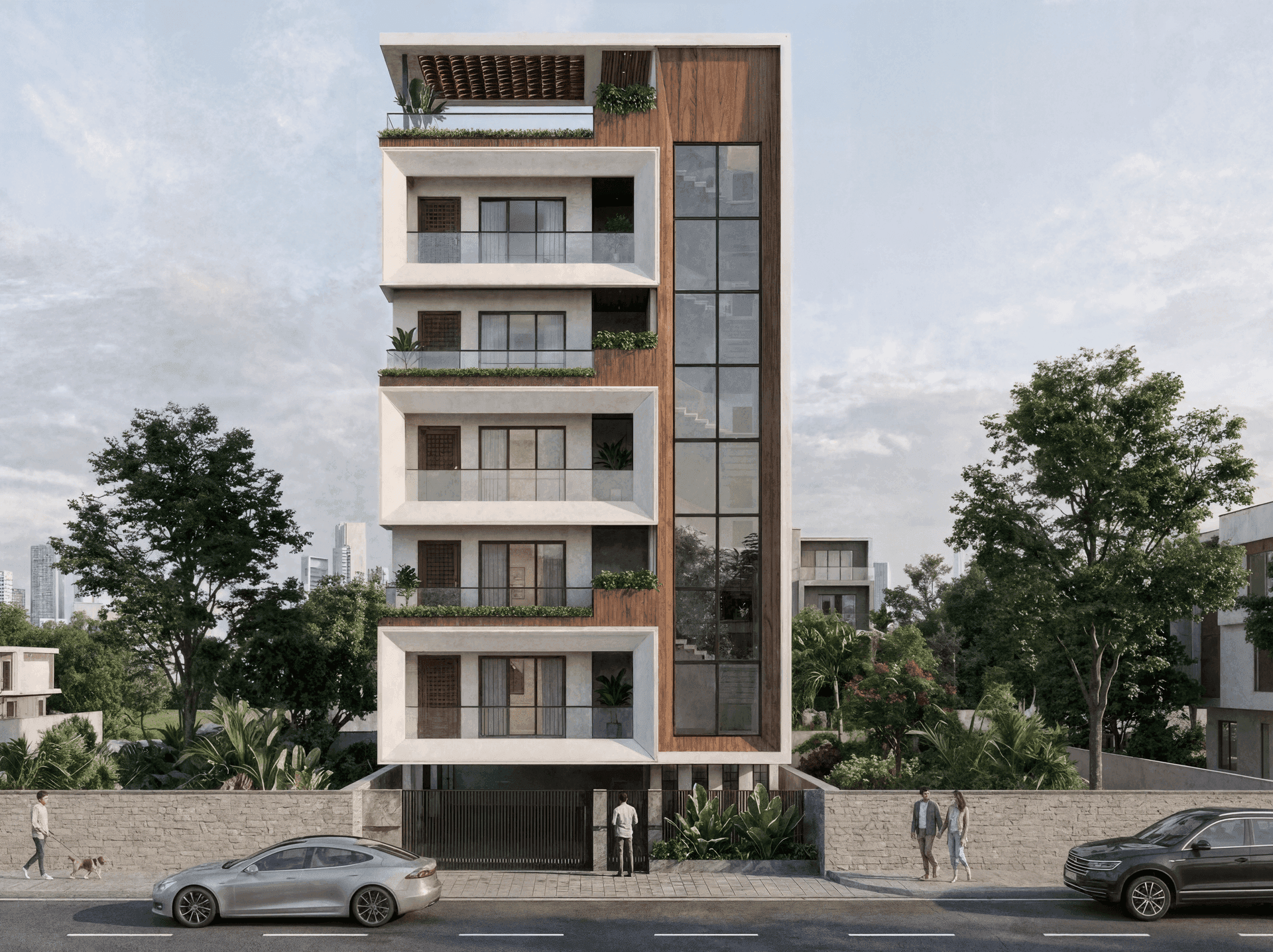 VV Puram Apartment Building