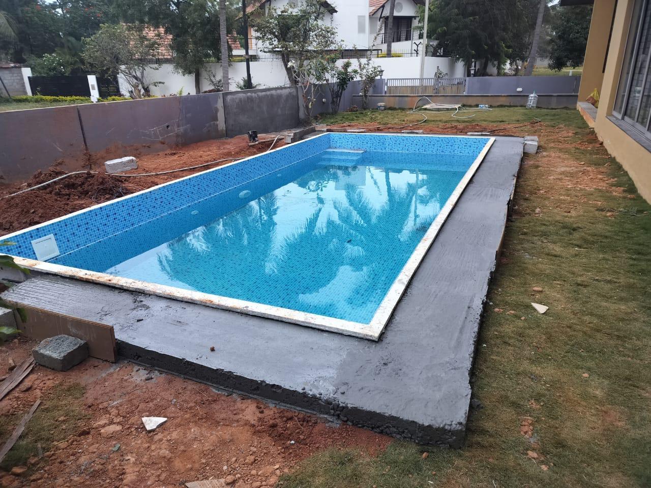 Swimming Pool Installation & Civil Work @ Sadahalli, Bengaluru
